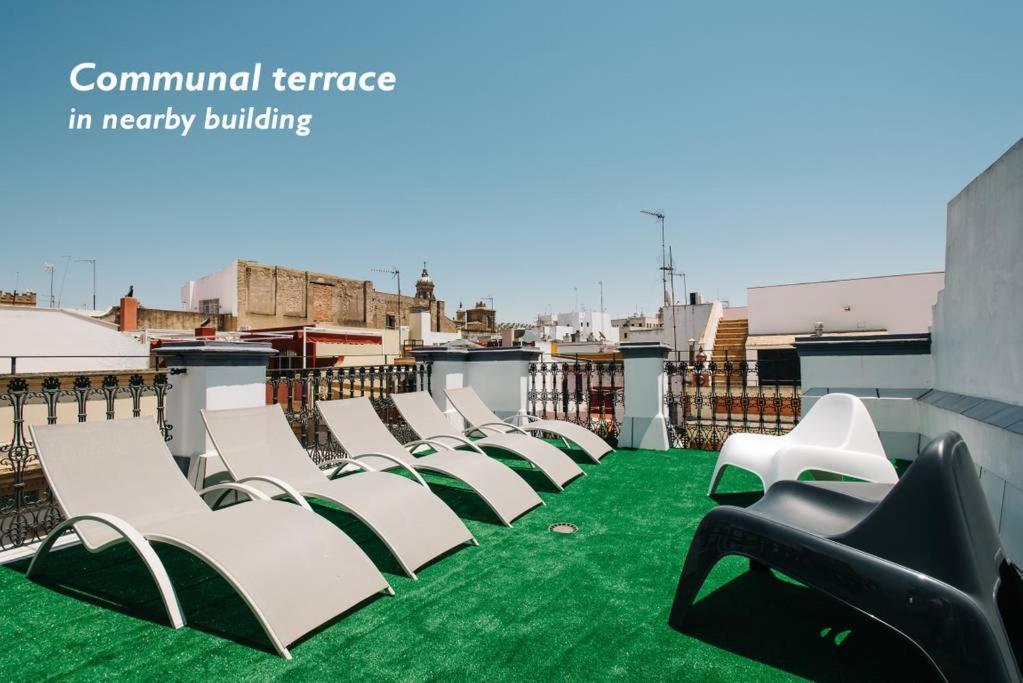 Hostly Rivero 2B Center-Fibre-Communal Terrace-Parking Optional-Cless เซบีญา ภายนอก รูปภาพ